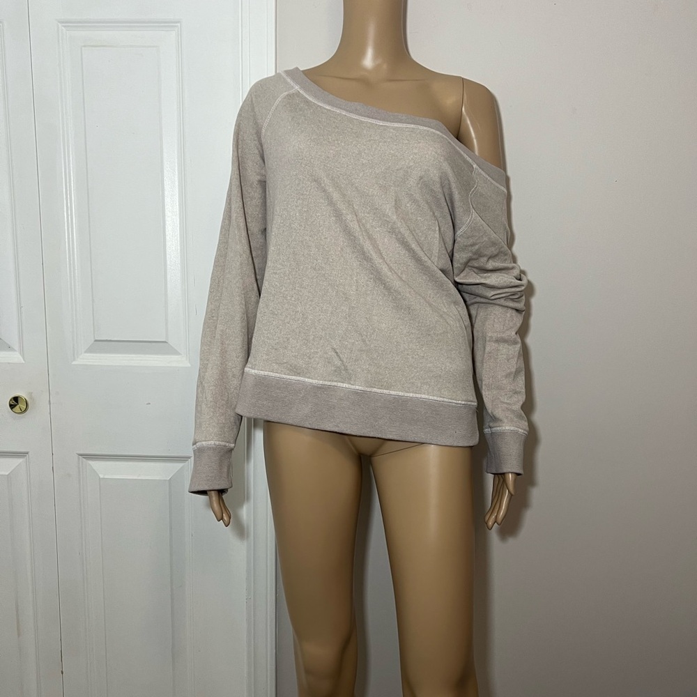 Pilates Off Shoulder Sweater Top